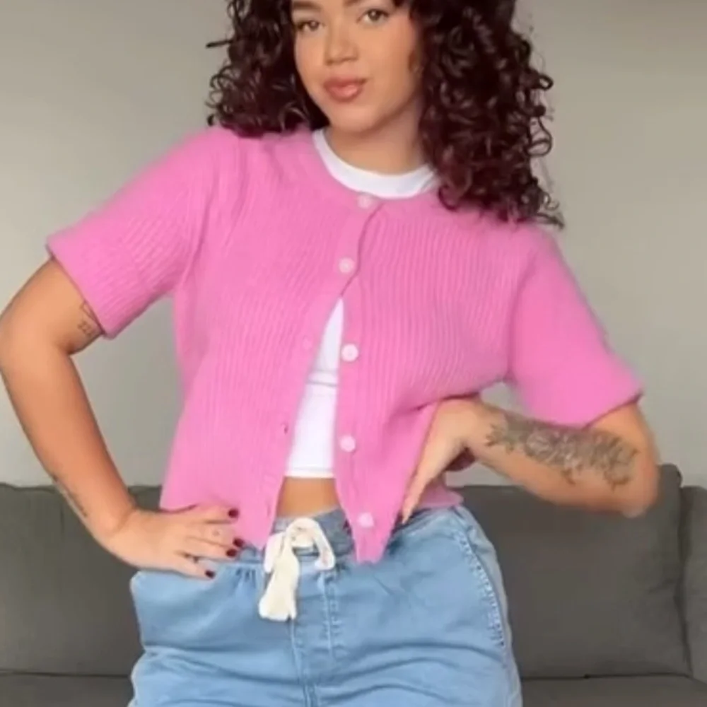 Aerie Unreal Short Sleeve Cardigan - Picture 2 of 6